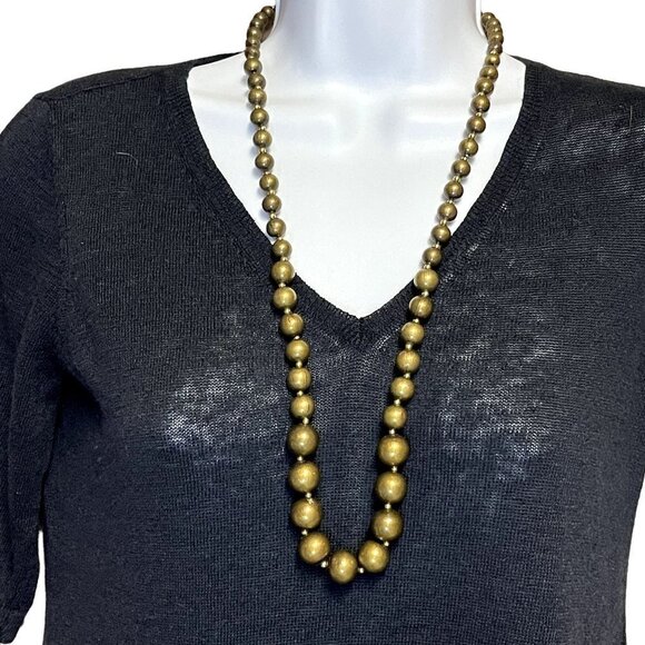 Eilleen Fisher Black Dress Size XSmall Asymmetrical Dress - Picture 5 of 15